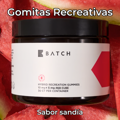 Gomitas Recreativas sabor Sandía - BATCH